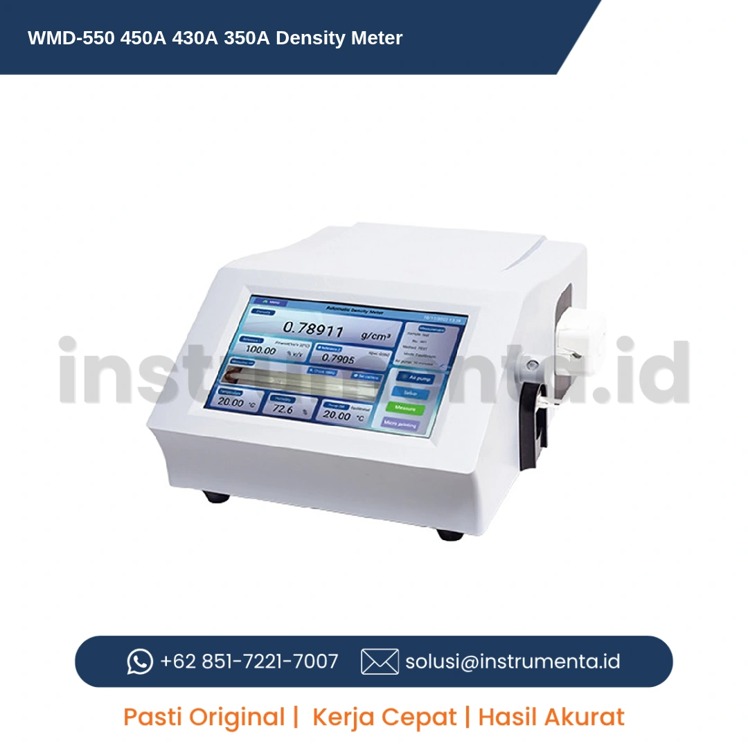 Official Supplier WMD-550 / 450A / 430A / 350A Density Meter Alat Ukur Kepadatan dan Massa Jenis Zat Cair Digital